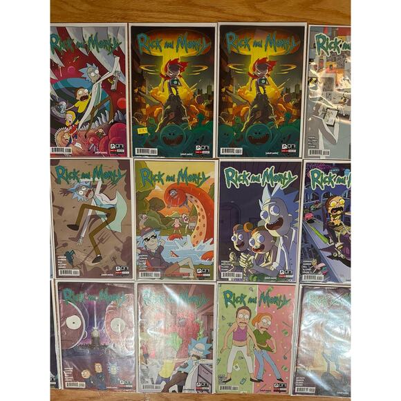 RICK AND MORTY LOT 18 COMICS - 2015 FIRST PRINT 1 to 11 - Picture 4 of 16